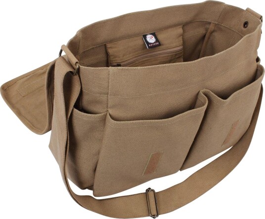 Rothco Heavy Duty Messenger skulderveske Brun