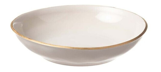 Heirol x Nosse skål 28 cm edge ivory gold Heirol x Nosse skål 28 cm edge ivory gold
