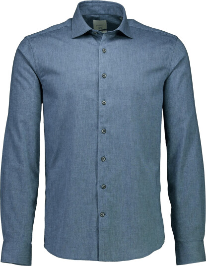 Lindbergh Black 1927: Cashmere Touch Soft Collar Shirt Wf L/S Blue XL