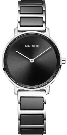 Bering Dameklokke 18531 742 Ceramic Sort/Stål Ø39 mm