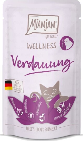 Mjamjam våtfôr Wellness Fordøyelse Kylling 12 x 125 g