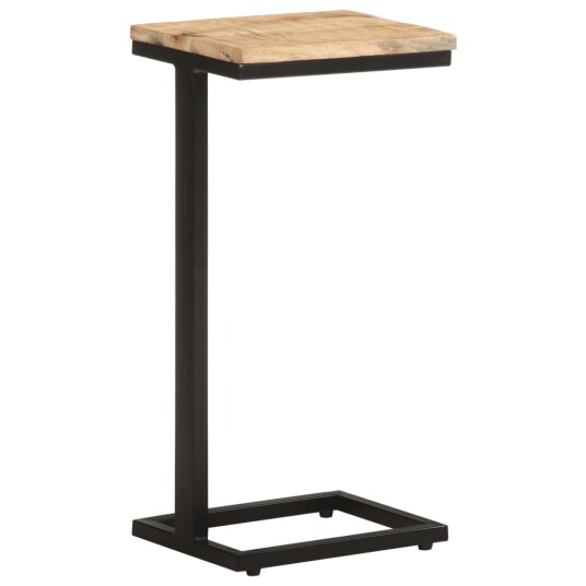 Sidebord 2 stk 31,5x24,5x64,5 cm grovt mangotre 321970