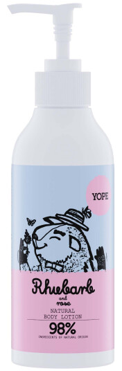 YOPE Botanical Body Lotion Rhubarb and Rose 300 ml