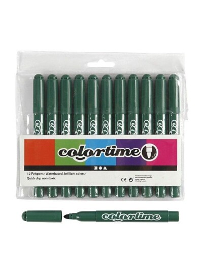 Creativ Company Green Jumbo pens 12pcs.