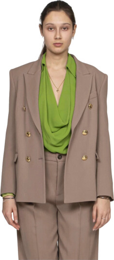 Elisabetta Franchi Dame Jakker Brun S,