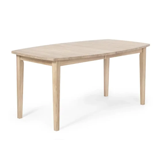 Torkelson Allegro Spisebord 100x186 286 cm i hvitoljet finert eik