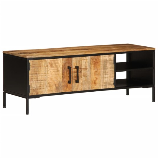 TV benk 110x35x40 cm grovt heltre mangotre
