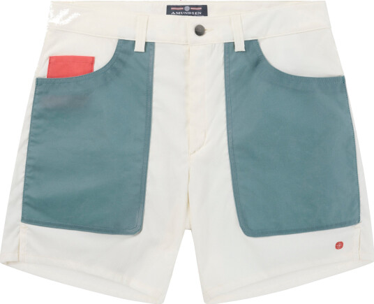 Amundsen Sports 7incher Field Shorts M`s Offwhite/Stormy Blue L