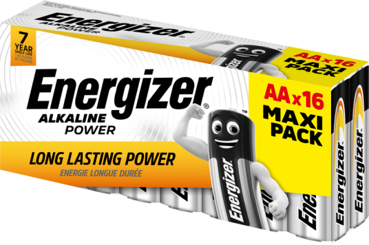 Energizer Alkaline Power 16-Pack AA Batterier til Mikrofoner