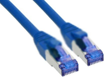 Inline 76800B 10 M Cat6a S/Ftp S-Stp Rj-45 Rj-45 Blå