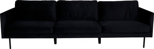 Zoom 3 seters Sofa Svart