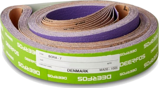 50x1600mm BORA 7 Keramiske slipebånd 10 stk Korn P120