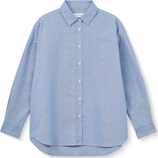 STUDIO FEDER Josie Skjorte Blue XL