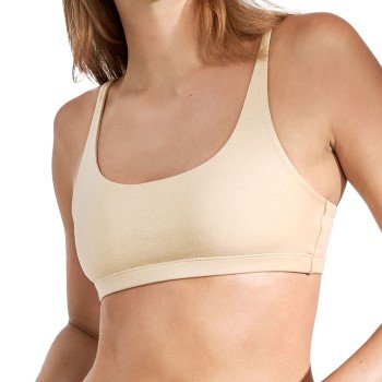 Bread and Boxers Soft Bra BH Beige okologisk bomull Small Dame