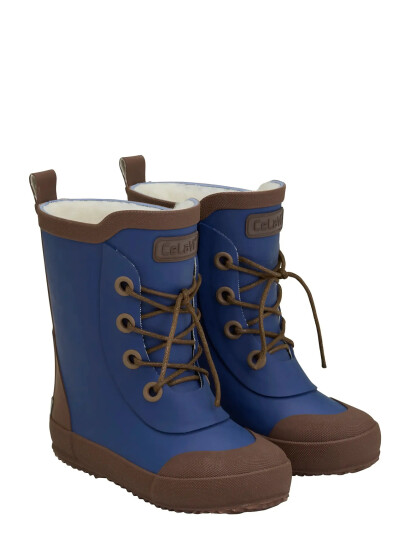 Celavi Thermal Wellies W. Wool Lining Blue 34