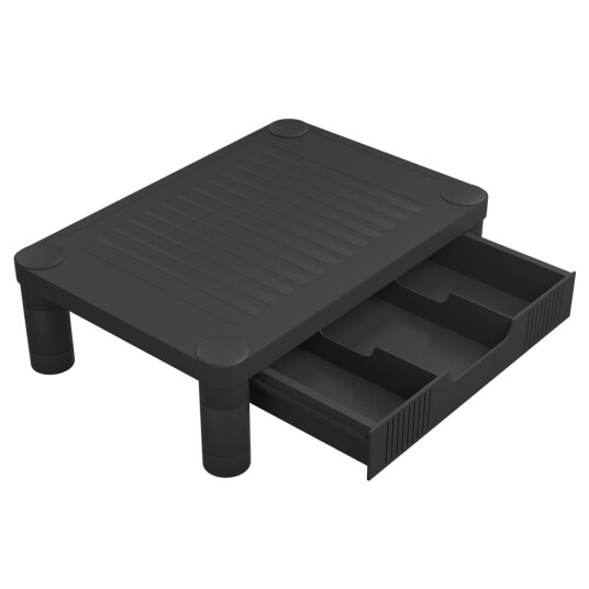 vidaXL Monitorstativ svart 43x30,5x13 cm vidaXL Monitorstativ svart 43x30,5x13 cm