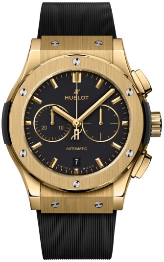 Hublot Herreklokke 541.VX.1130.RX Classic Fusion Grå/Gummi Ø42 mm