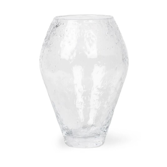 Ro Collection Crushed glassvase small Clear Ro Collection Crushed glassvase small Clear