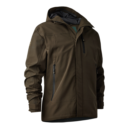 Deerhunter Sarek Shell Jacket with hood Fallen Leaf M
