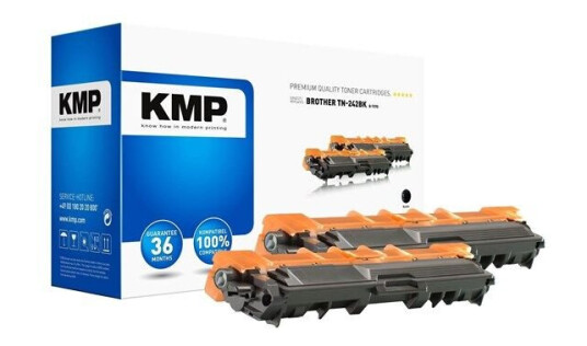 KMP Doublepack B-T57D - Laser toner Svart KMP Doublepack B-T57D - Laser toner Svart