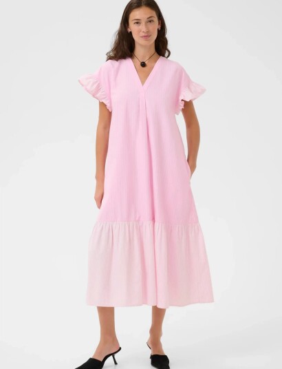 Culture Cucia Sleeveles Striped Dress - Pink - XL Culture Cucia Sleeveles Striped Dress - Pink - XL