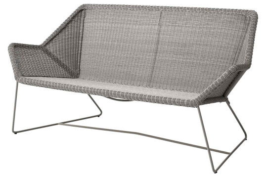 Cane-line Breeze 2-seters sofa Taupe Brun