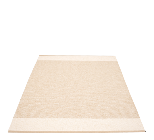 Pappelina Edit matte beige vanilje metallic 180x260 cm