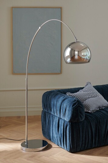 Ellos Home Gulvlampe Canon Krom