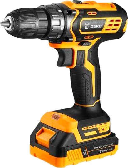 Deko Tools Batteridrill Med 16v Batteri Deko Tools Batteridrill Med 16v Batteri