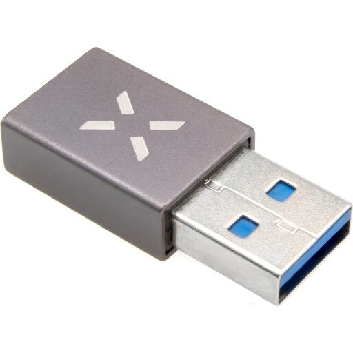 FIXED LINK USB-A Male to USB-C Female adapter Grey FIXED LINK USB-A Male to USB-C Female adapter Grey