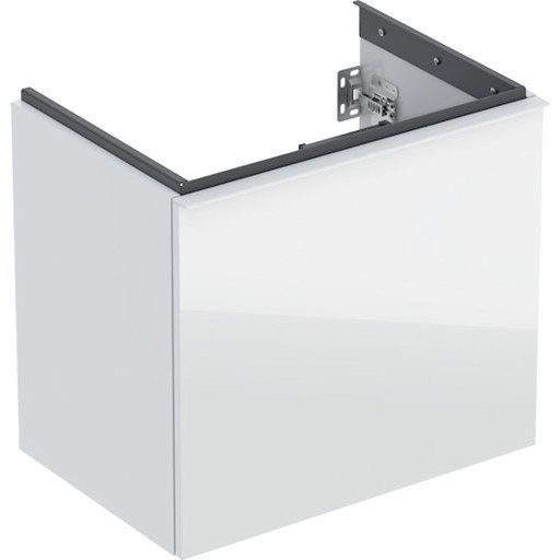 Geberit Acanto servantskap 59,2x41,5 cm hvitt glass