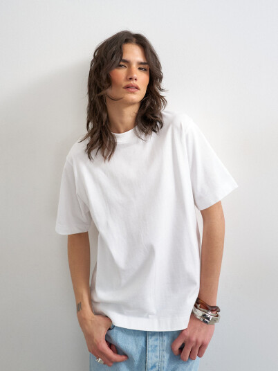 Topshop Premium T Shirt Hvit M