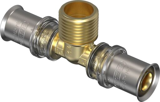 10 stk Tigris M5 T-stykke 20x1/2"x20 med nippel