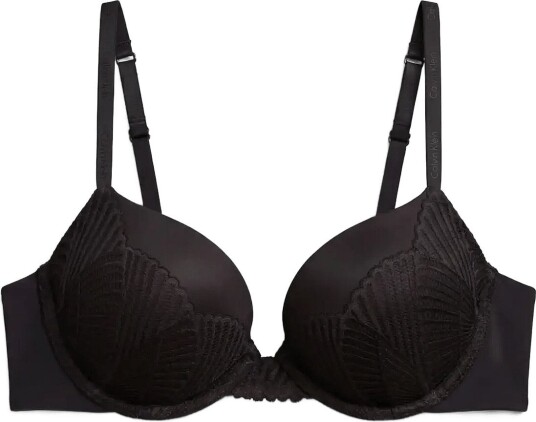 Calvin Klein Push Up Plunge Black 75 B