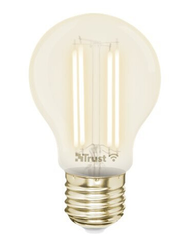 Trust Computer Products Smart Home Led-Filamentlyspære E27 Klasse A+ Hvitt Lys 1800-6500 K En Pakke 2 Trust Computer Products Smart Home Led-Filamentlyspære E27 Klasse A+ Hvitt Lys 1800-6500 K En Pakke 2