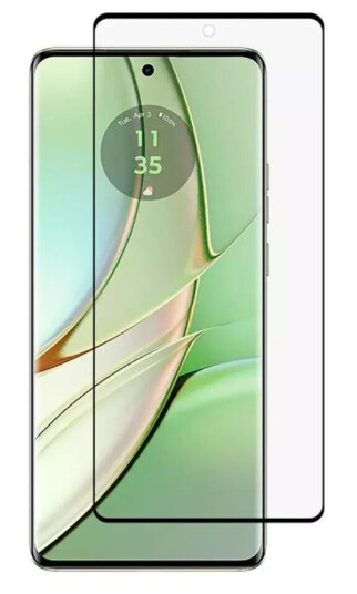 INCOVER Motorola Edge 40 Skjermbeskytter i Glass - Full-fit - Svart Kant