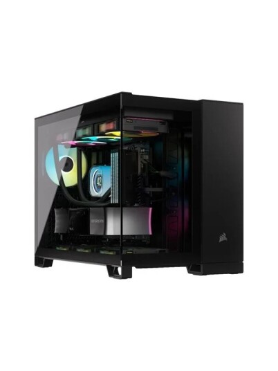 Corsair iCUE LINK 2500X RGB Mid Tower Kabinett med Herdet Glass - Svart