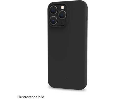 Celly Cromo Mykt Gummideksel til iPhone 16 Pro Max - Svart
