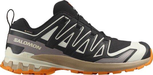 Salomon Mens XA 3D Pro V9 GORE-TEX Black/Vanilla Ice/Turmeric Black / Vanilla Ice / Turmeric 42 2/3"