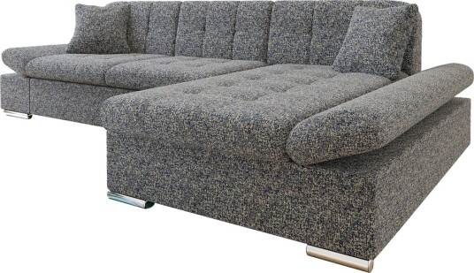 Djerra Sovesofa med Divan 3 seter Marineblå