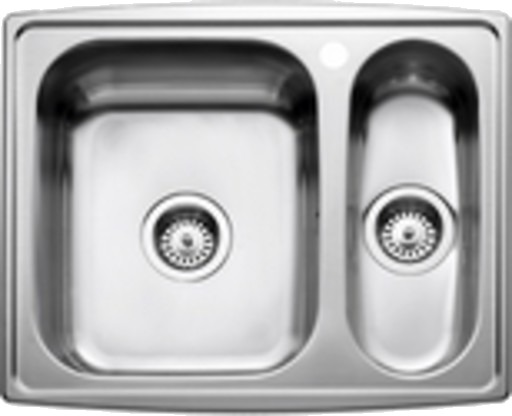Intra Juvel Horizon 615SH med 1½ vask på venstre T/nedstrøm. stainless steel Intra Juvel Horizon 615SH med 1½ vask på venstre T/nedstrøm. stainless steel