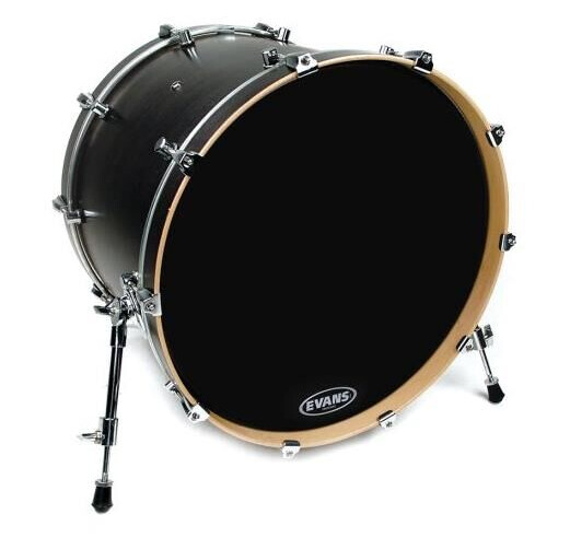 Evans Bd16rb-Np 16 Eq3 Resonant Svart Basstrommeskinn