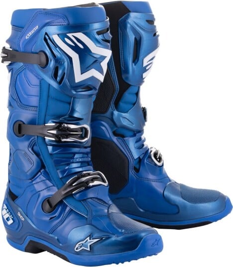 Alpinestars Tech 10 Motocross støvlerSvart Blå Alpinestars Tech 10 Motocross støvlerSvart Blå