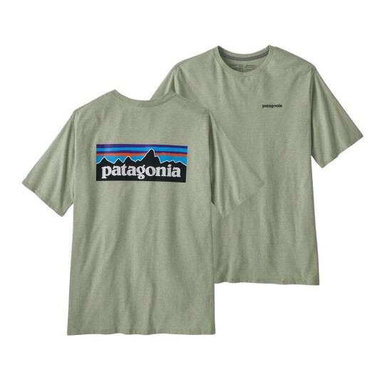 Patagonia M's P-6 Logo Responsibili-tee Salvia Green XL