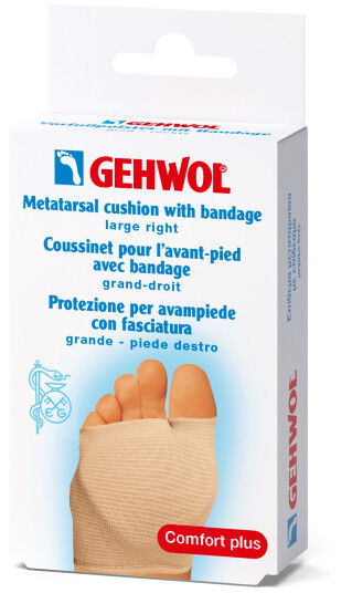 Gehwol Metatarsal Cushion w/bandage – høyre, Large, 1 stk.