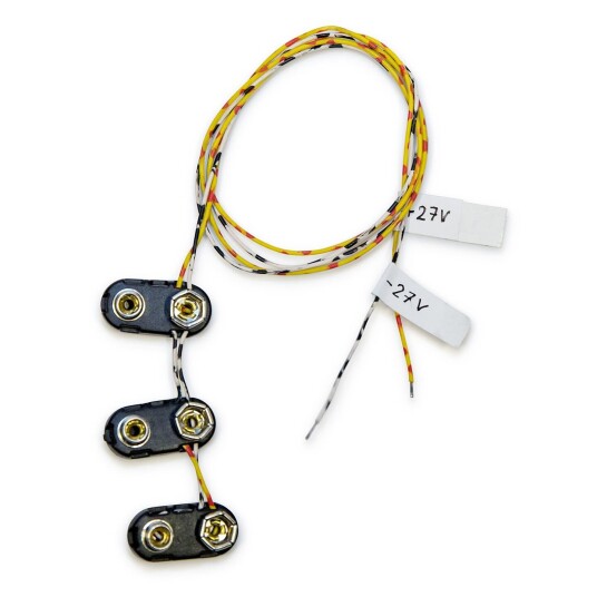 Mec Triple Battery Harness With 3 X 9v Battery Clips
