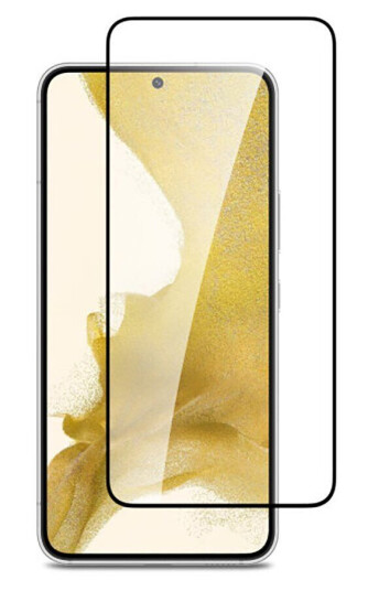 4smarts Samsung Galaxy S23+ (Plus) 4smarts Second Glass X-Pro Clear Skjermbeskytter med Monteringsramme - Case-Friendly - Svart Kant