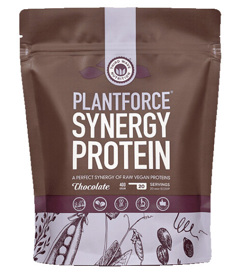 Plantforce Protein Synergy Sjokolade 400g Plantforce Protein Synergy Sjokolade 400g