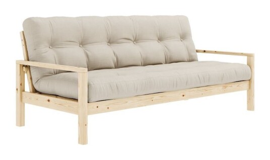 Karup Design Knob Sovesofa, Lakkert furu, Beige Unoliving 1733433-19-0 1733433-09-0 Karup Design Knob Sovesofa, Lakkert furu, Beige Unoliving 1733433-19-0 1733433-09-0