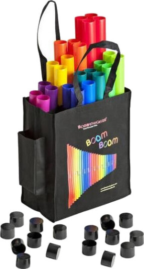 Boomwhackers Bw-Set04 Basic School Set 28 Rør, Octavator Caps Og Bag Boomwhackers Bw-Set04 Basic School Set 28 Rør, Octavator Caps Og Bag